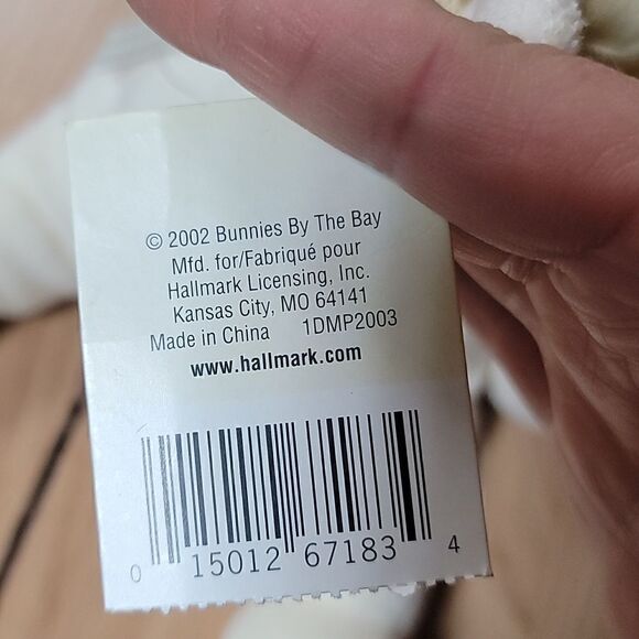HALLMARK 2002 BUNNIES BY THE BAY BAYLEE PLUSH, NEW WITH TAGS! - Picture 7 of 11